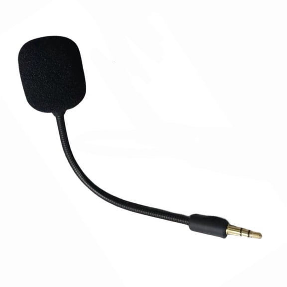 Foam covered 3.5mm Boom Microphone Replacements for BarracudaX Headsets Enjoy Clear Game Sound Microphone 5.91in