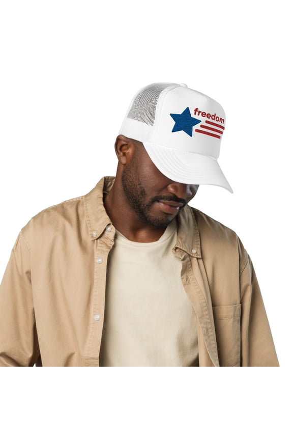 Foam trucker hat (White)