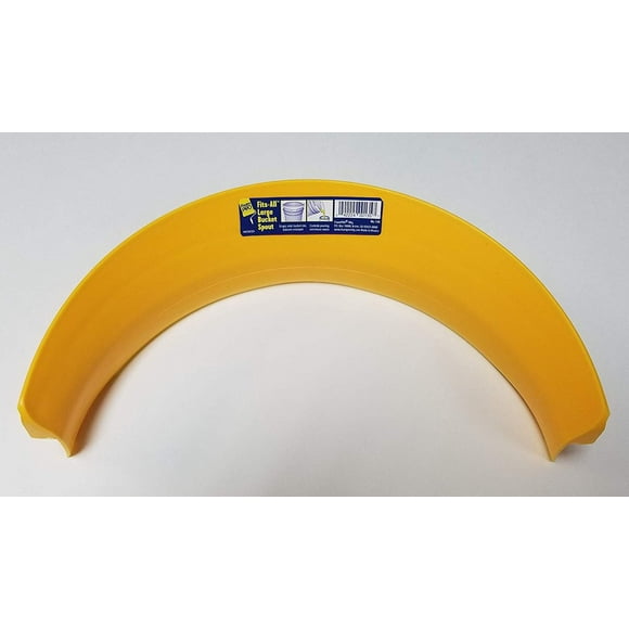 FoamPRO 135 Fits-All Large Bucket Pouring Spout, Yellow