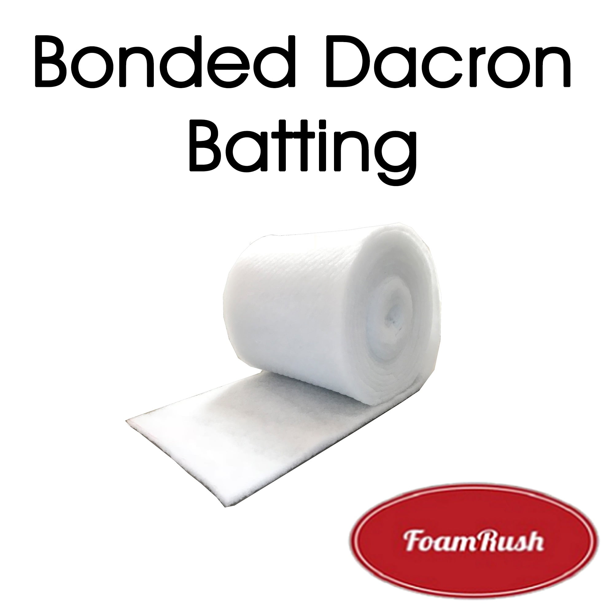 FoamFit Dacron Upholstery Batting High Loft 1.25 Ounces 3 Yards 36 Inch  Wide Polyester Couch Cushion Wrap