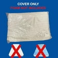 thumbnail image 1 of FoamRush 5" x 30" x 80" Bunk, Soft, Fitted, Zippered Mattress Cover Replacement, Premium Cotton, Waterproof, Non Skid Bottom, Mattress Pad Cover, Mattress Not Included, 1 of 4