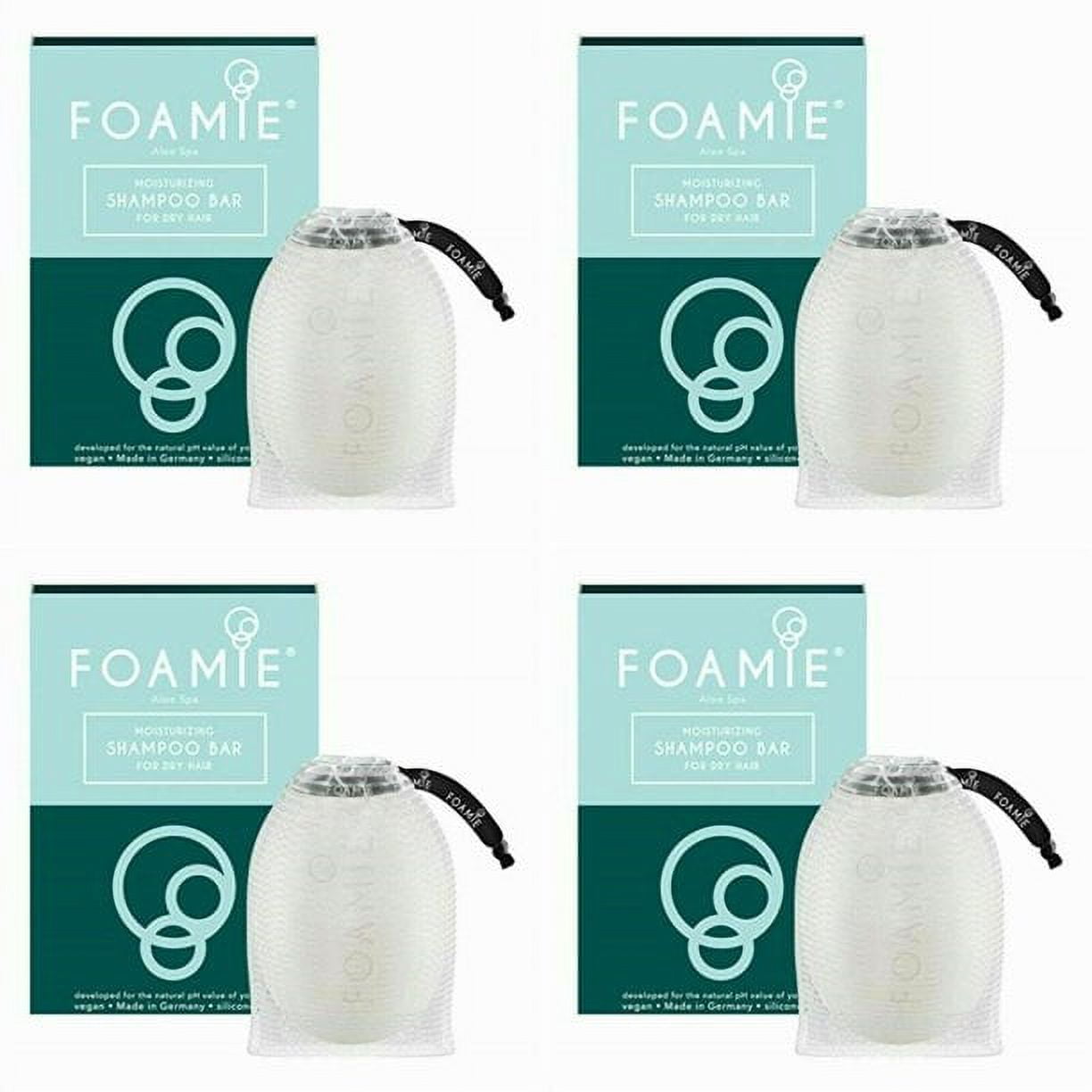 Foamie Aloe Shampoo Bar for dry hair Hydrating Complex 2.9 oz Germany-4 PK