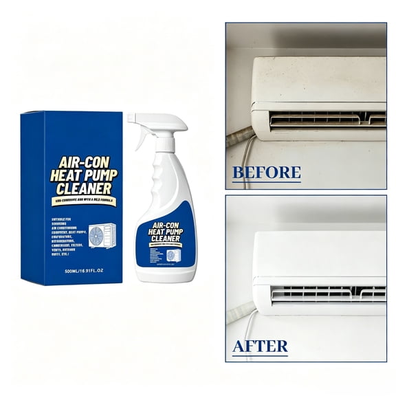 Foaming AC Coil Cleaner Spray Air Conditioner Deodorizer for Home Window Unit Central 500ml