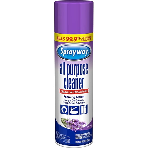 Foaming Action All Purpose Cleaner and Disinfectant, Lavender Scent, 19 oz.,SW5013R