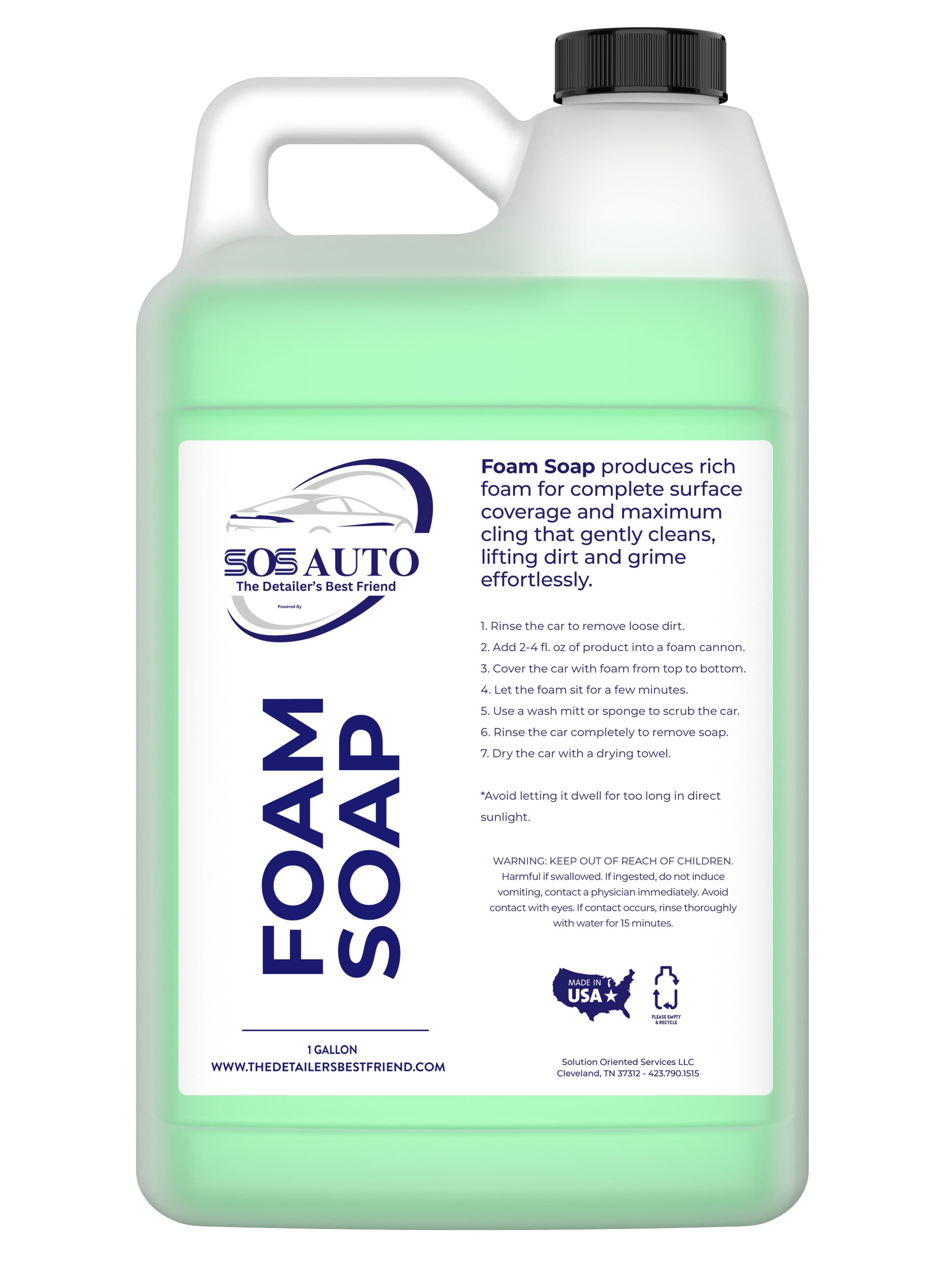 Foaming Car Wash Soap Concentrate