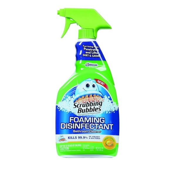 Foaming Disinfectant Bathroom Cleaner (Trigger Spray, 32-Ounce, Case of 8)