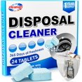 thumbnail image 1 of Foaming Garbage Disposal Cleaner and Deodorizer Tablets-24 Pack Food Cleaner, Quickly Eliminates Odors, XL Powerful Action, Refreshing Lemon Scent, Natural Ingredients, 1 Year Supply, 1 of 4