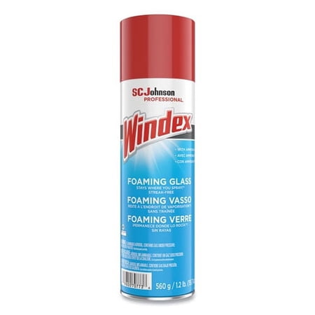 Foaming Glass Cleaner, Fresh, 20 oz Aerosol Spray, 6/Carton | Bundle of 5 Cartons