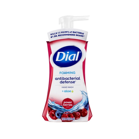 Dial Gentle Foaming Hand Soap Power Berries 7.5 fl oz
