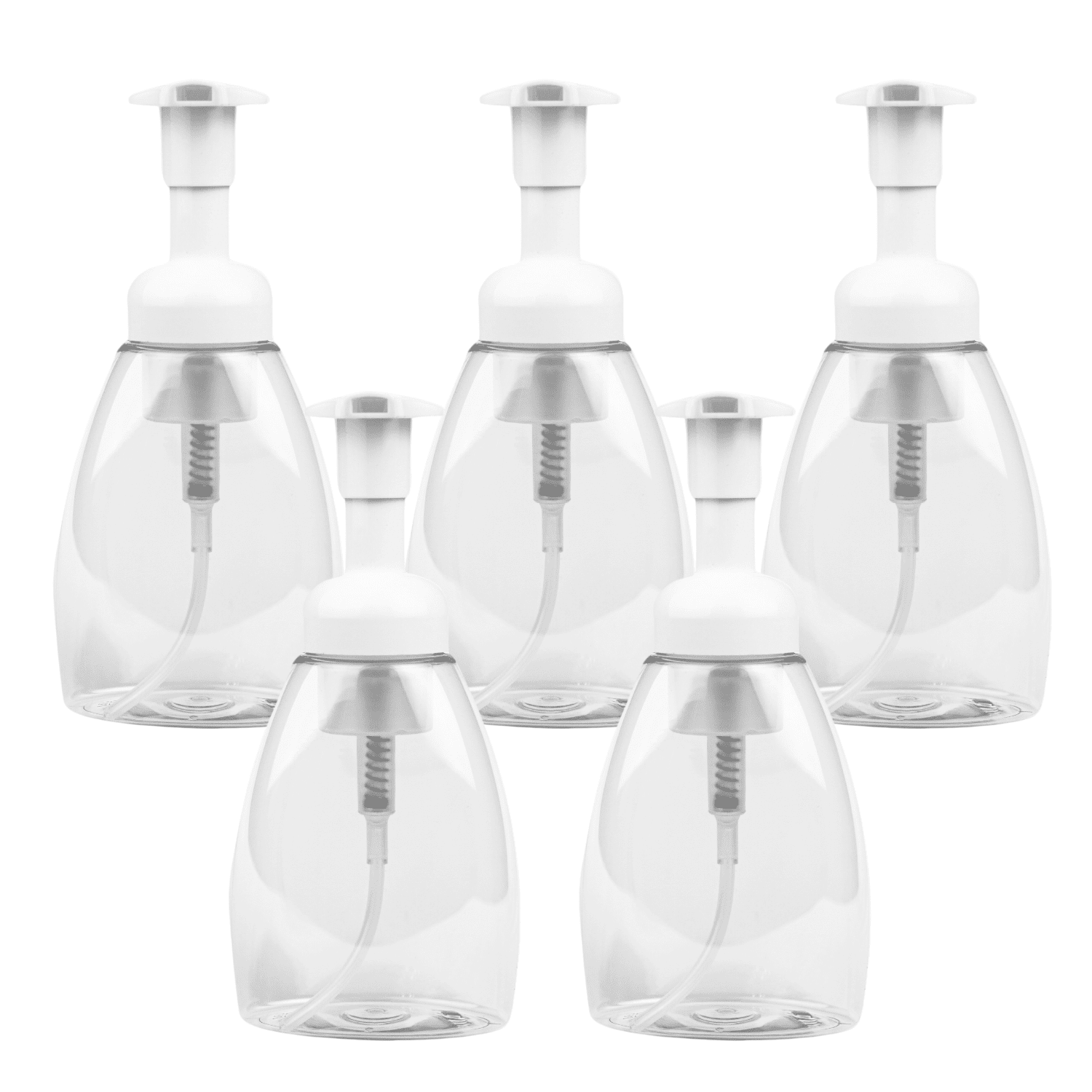 Foaming Hand Soap Dispenser 8oz/250ml Oval Shape Plastic PET Bottle