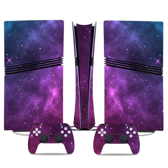 No Foaming For PS5 PRO Skin Digital Edition Console And Controller Vinyl Cover Skins Wraps Scratch Resistant, Compatible With For PS5 Digital Edition Pro 26181 Skins Wraps Gift Bubble Free