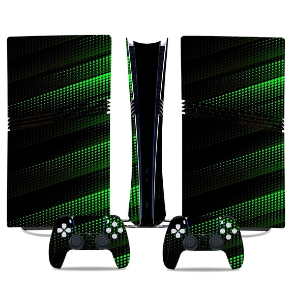 No Foaming For PS5 PRO Skin Digital Edition Console And Controller Vinyl Cover Skins Wraps Scratch Resistant, Compatible With For PS5 Digital Edition Pro 29437 Skins Wraps Gift Bubble Free