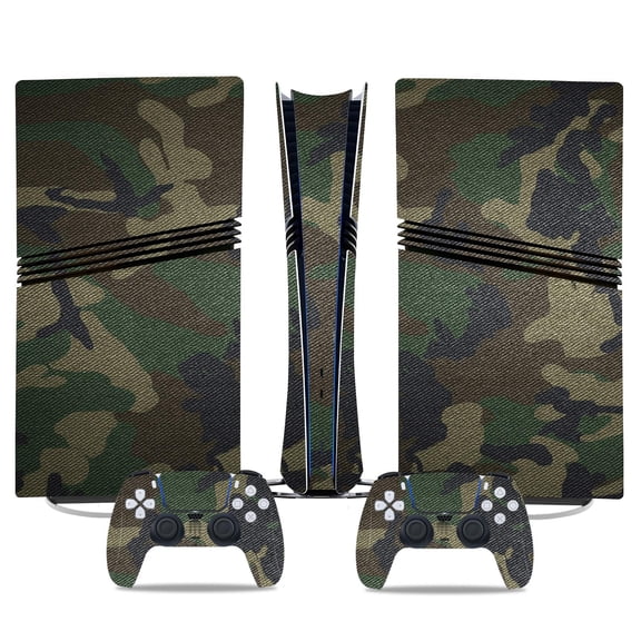 No Foaming For PS5 PRO Skin Digital Edition Console And Controller Vinyl Cover Skins Wraps Scratch Resistant, Compatible With For PS5 Digital Edition Pro 39812 Skins Wraps Gift Bubble Free
