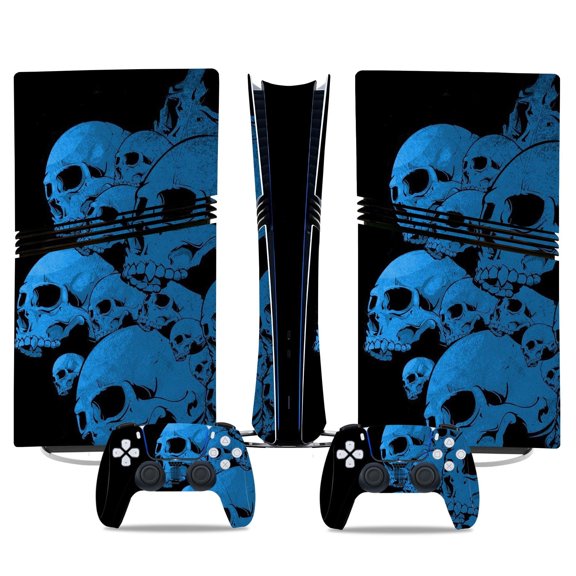 No Foaming For PS5 PRO Skin Digital Edition Console And Controller Vinyl Cover Skins Wraps Scratch Resistant, Compatible With For PS5 Digital Edition Pro 47926 Skins Wraps Gift Bubble Free