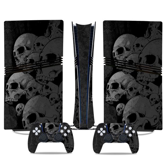 No Foaming For PS5 PRO Skin Digital Edition Console And Controller Vinyl Cover Skins Wraps Scratch Resistant, Compatible With For PS5 Digital Edition Pro 55614 Skins Wraps Gift Bubble Free
