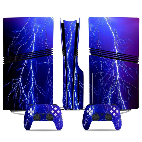 No Foaming For PS5 PRO Skin Digital Edition Console And Controller Vinyl Cover Skins Wraps Scratch Resistant, Compatible With For PS5 Digital Edition Pro 77547 Skins Wraps Gift Bubble Free