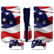 No Foaming For PS5 PRO Skin Digital Edition Console And Controller Vinyl Cover Skins Wraps Scratch Resistant, Compatible With For PS5 Digital Edition Pro 86255 Skins Wraps Gift Bubble Free