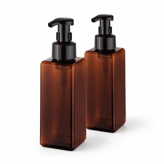 Foaming Soap Dispenser 33 oz 2 Pack Refillable Plastic Pump Bottle