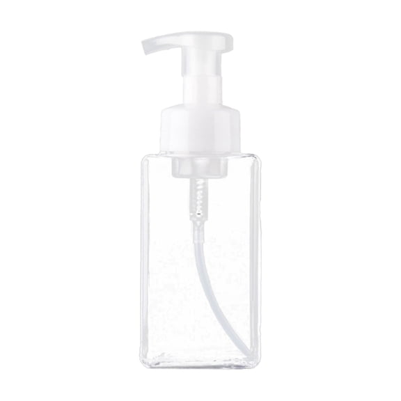 Foaming Soap Dispenser, 450ml (15Oz) Refillable Foam Liquid Hand Soap Empty Pump Bottle, Brown Plastic Container for Bathroom Kitchen Sink, Reusable Empty Soap Dispenser