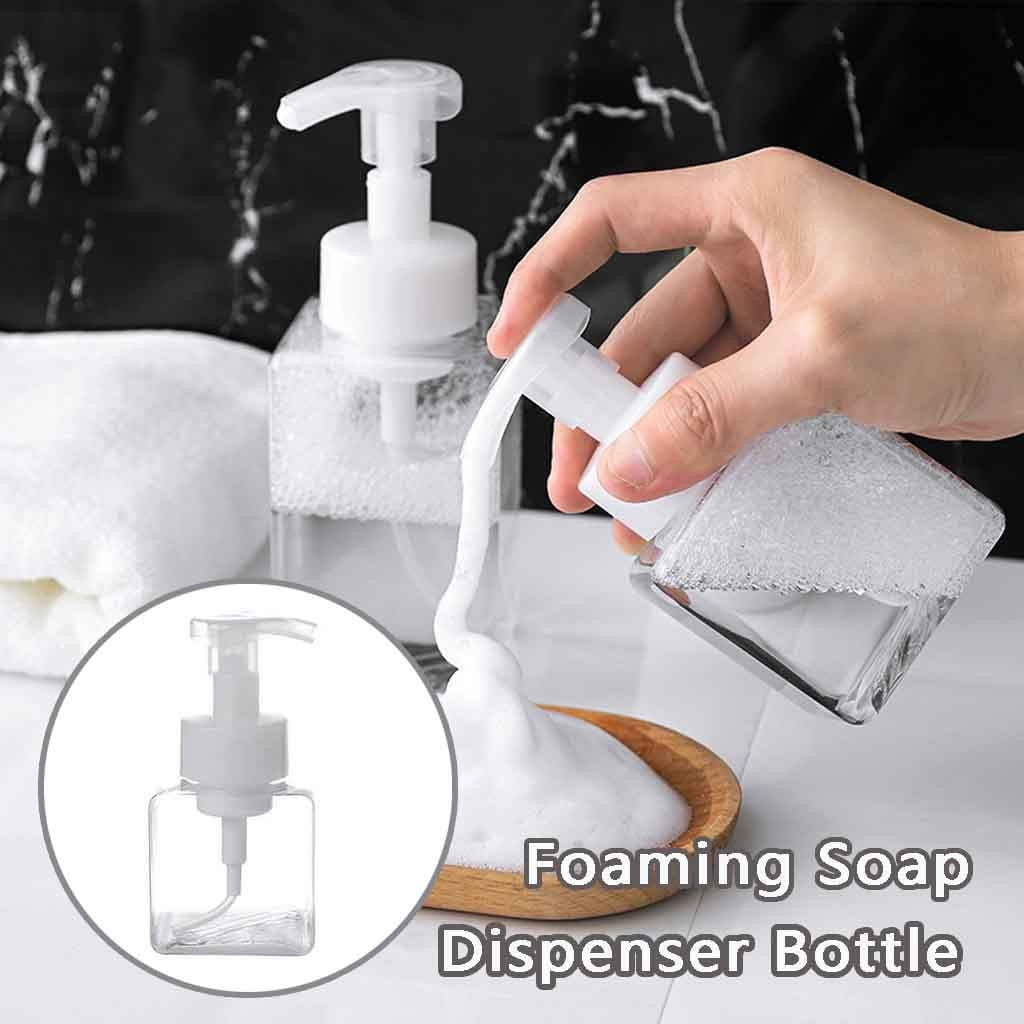 Foaming Soap Dispenser - 8.5oz Refillable Pump Bottle for Liquids Soap ...