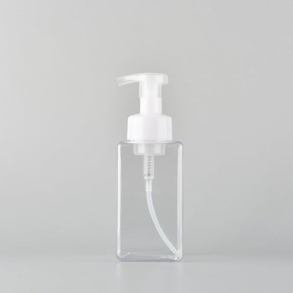 Foaming Soap Dispenser, Clearance, 450ml (15oz) Refillable Pump Bottle Plastic for Liquid Soap, Shampoo, Body Wash(B)