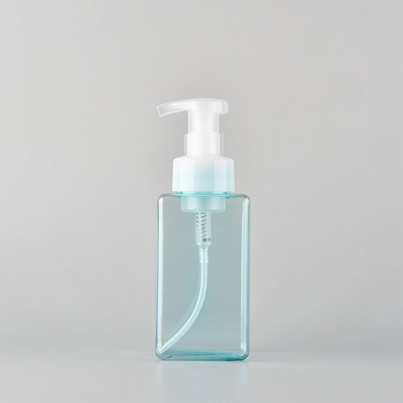 Foaming Soap Dispenser, Clearance, 450ml (15oz) Refillable Pump Bottle Plastic for Liquid Soap, Shampoo, Body Wash(C)