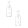 thumbnail image 1 of Foaming Soap Dispenser, Hand Soap Dispenser, Refillable Foam Liquid Hand Soap, Empty Plastic Pump Bottle Container for Bathroom Vanities, Kitchen Sink, 2 Pcs, 7.28x2.64", 1 of 9