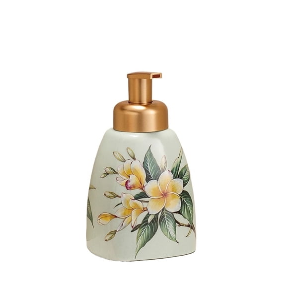 Foaming Soap Dispenser With Pump Ceramic Liquid Bottles Great For Kitchen And Bathroom Decorative