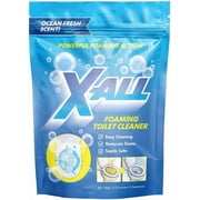 X-ALL Foaming Toilet Cleaner, Self-Activating Powder for Deep Cleaning, Fights Stains, Limescale and Mineral-Buildup