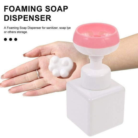 Foaming hand soap dispenser Foams Pump Bottle Cat Paw Shape Foaming Dispenser-Pink（cat claws）