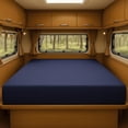thumbnail image 1 of Foamma 2" x 24" x 72" Water Resistant Gel Memory Foam RV Bunk Mattress, Firm High Density Foam Base, Comfortable and Durable Polyester Cover, Truck, Camper, Travel Trailer, Made in USA!, 1 of 7