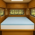 thumbnail image 1 of Foamma 8" x 38" x 80" High Density Gel Memory Foam RV Bunk Mattress Replacement Topper for Camper, Truck & Travel Trailer, Firm Support, CertiPUR-US Certified, Made in USA, Cover Not Included, 1 of 7