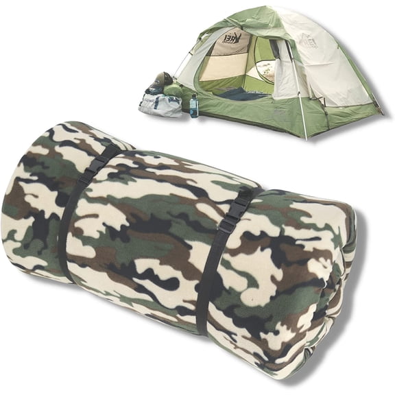 Foamma - Memory Foam Camping Mattress, Foldable and Portable Roll Up, for Travel Car Camping, Sleeping Pad & Floor, for RV Bunk, Tent, Guest Bed, Outdoor, Dorm, 3" x 54" x 80"
