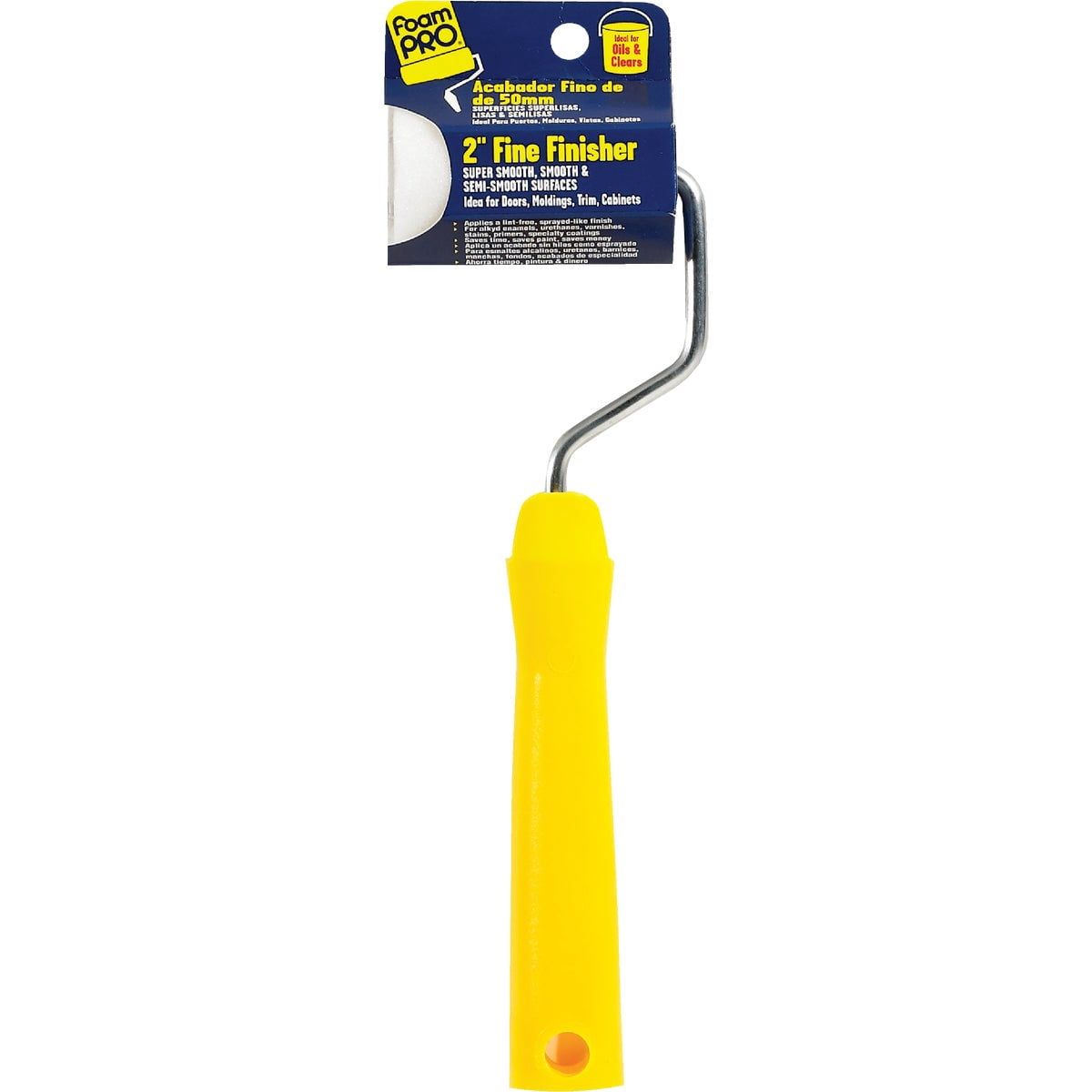 Foampro 162 Paint Roller Cover/Frame Set 2" Pack of 6 — Interior & Exterior Use, Professional Finish