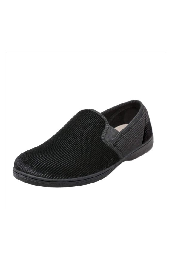 Regal 2 U Velour Corduroy Closed Slipper