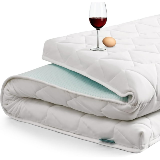Foamula 3 Inch GelInfused Memory Foam Mattress Topper, Cooling