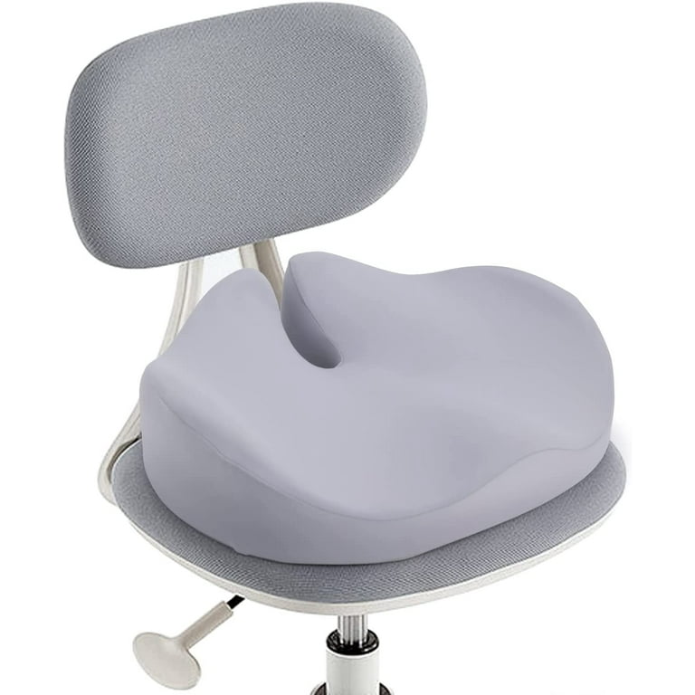 seeknow Office Chair Cushion Car Seat Cushion for Tailbone Pain Relief,  Coccyx, Lower Back& Sciatica Pain Relief Butt Pillow Memory Foam Hemorrhoid