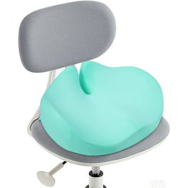Xyer Chair Cushion Flower Shape Pressure Reduce Flannel Wide Application Seat Cushion Pad for Wheelchair White