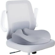 Foamula Memory Foam Seat Cushion for Chair Office Chairs Car Recliner Sofa Truck, Pain Relief Coccyx Office Chair Cushion for Butt, Sciatica, Pelvic Floor, Postpartum Recovery