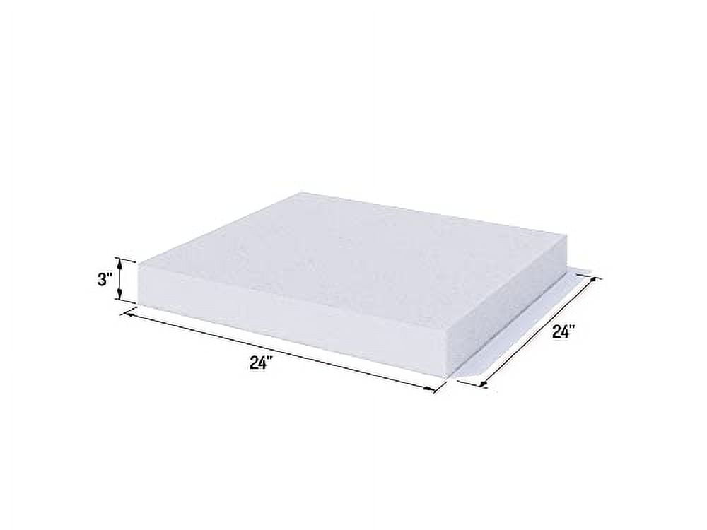 Foam Cushion Foamy Foam High Density Inch Thick, 24 Inch Wide