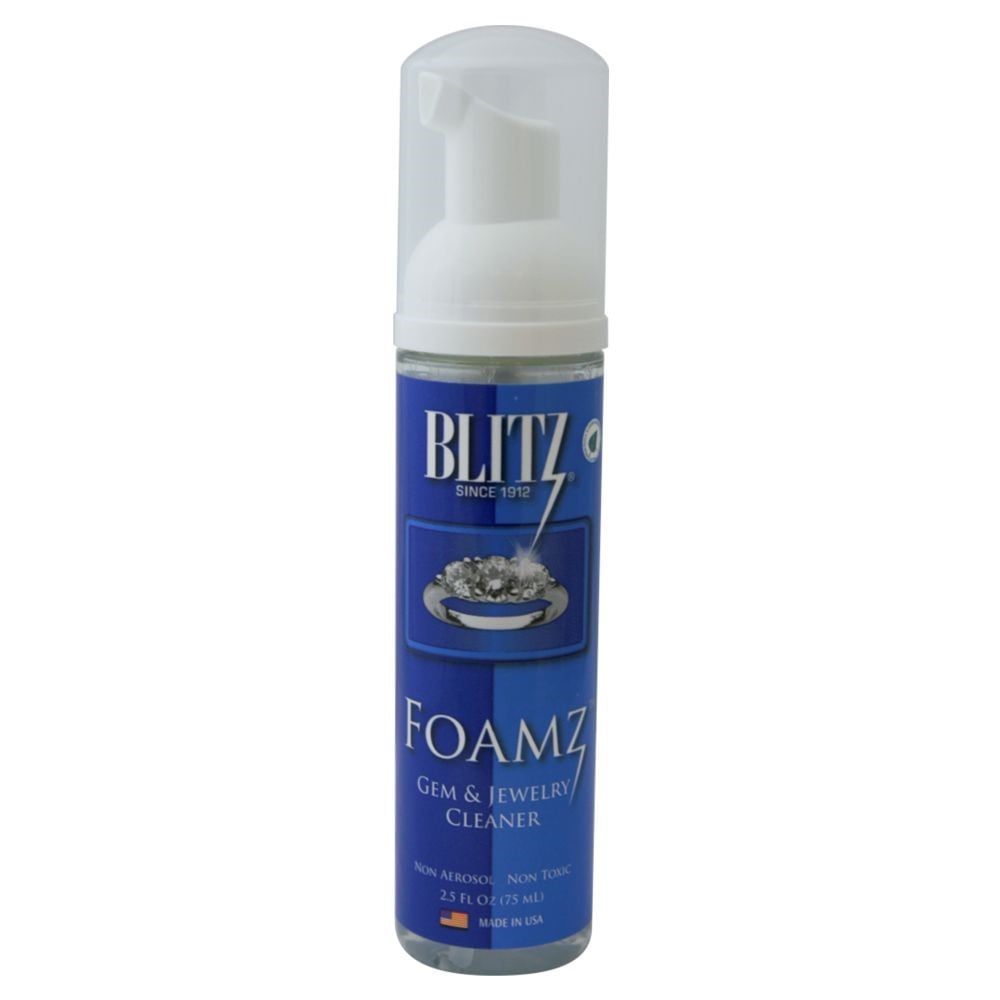Blitz Foamz Jewelry Cleaning Foam, Non-Toxic Cleaner for Gold, Silver ...
