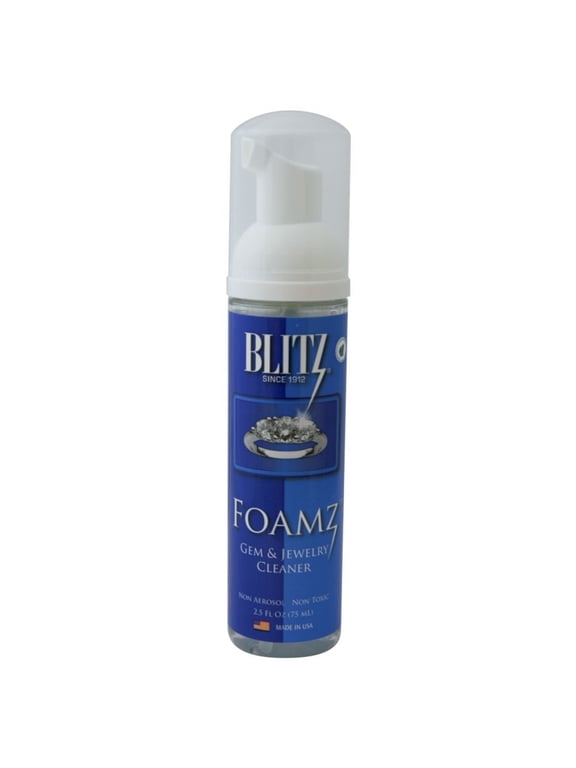 Foamz Jewelry Cleaning Foam, Non-Toxic Cleaner for Gold, Silver & Platinum, 2.5 oz