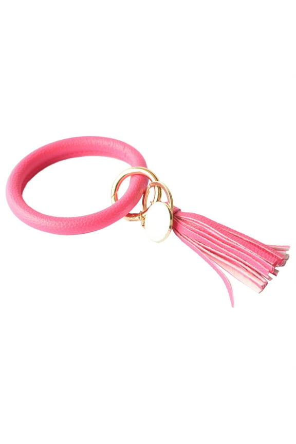 Fob Bracelet Blank Rings Pure Leather Tassel Pendant Bracelet Bracelet Women's Bracelet Key Chain Pu