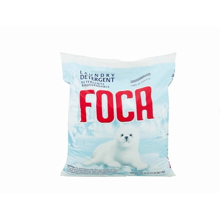 Foca Laundry Detergent, Household Use, All Ages, Biodegradable & Phosphate-Free, Powder Detergent with Anionic Surfactant, 176.36 oz