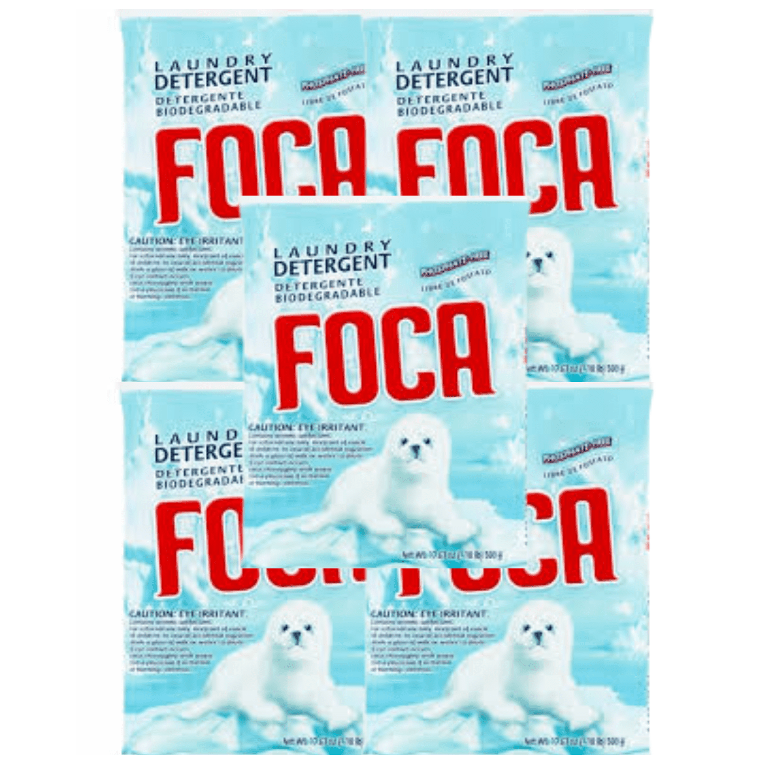 Foca Powder Laundry Detergent 1.10 lb – 5 Pack