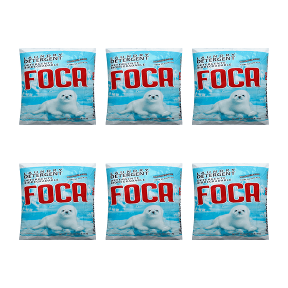 Foca Powder Laundry Detergent (6 2.2 lb) Phosphate-Free 6 pack