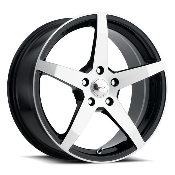 Focal 455U F-55 17x8 5x120 +35mm Black/Machined Wheel Rim 17" Inch