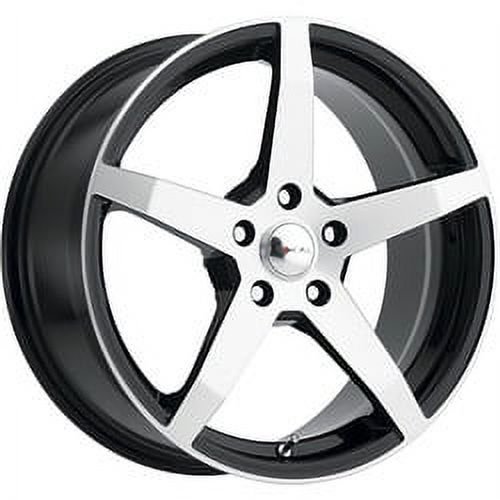 Focal 455U F-55 17x8 5x120 +35mm Black/Machined Wheel Rim 17