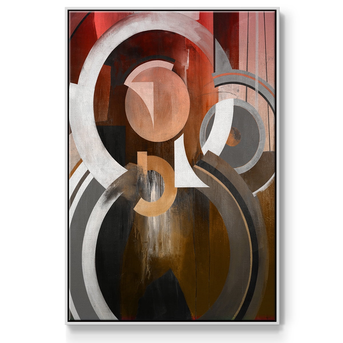 Focal Framed Premium Gallery Wrapped Canvas - Ready to Hang - 27 x 41 - White Floating Frame