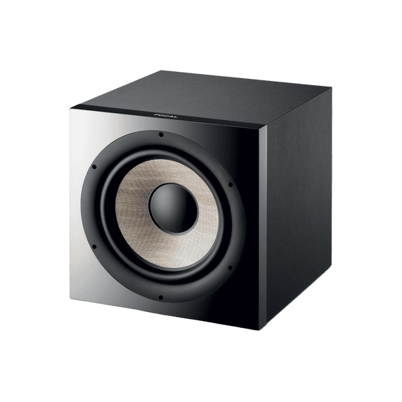 Focal Sub 1000F 12" High Power 1000W Amplified and Compact Subwoofer, Black (Each)